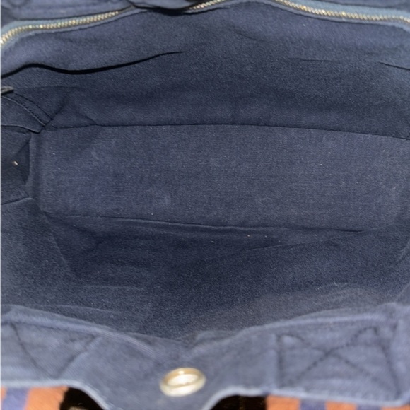 Hermes Toile Fourre-Tout PM. In good used condition. Distress look. - Picture 7 of 11